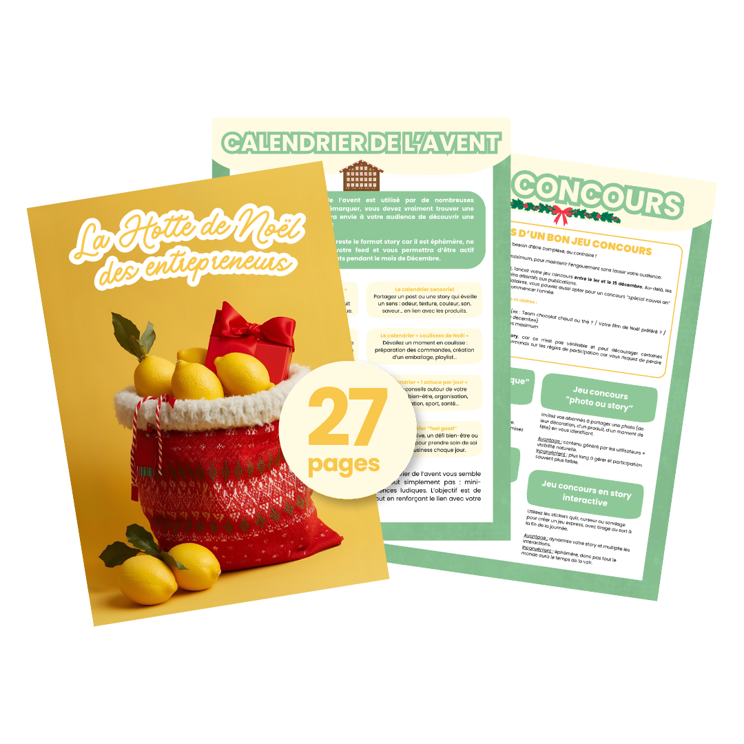 ebook noel entrepreneur un zeste de com community manager menton